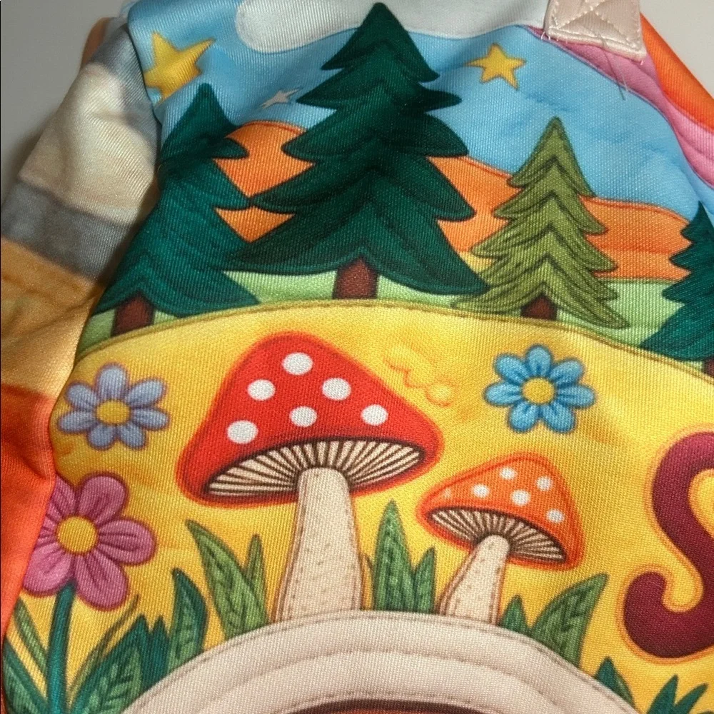 Stay Wild Colorful Canvas Weekender Bag - Pink, Yellow, Multi